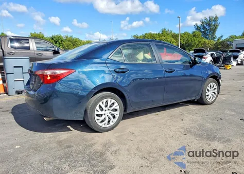 2019 Toyota Corolla L z USA, uszkodzony, nr VIN 2T1BURHE8KC190883